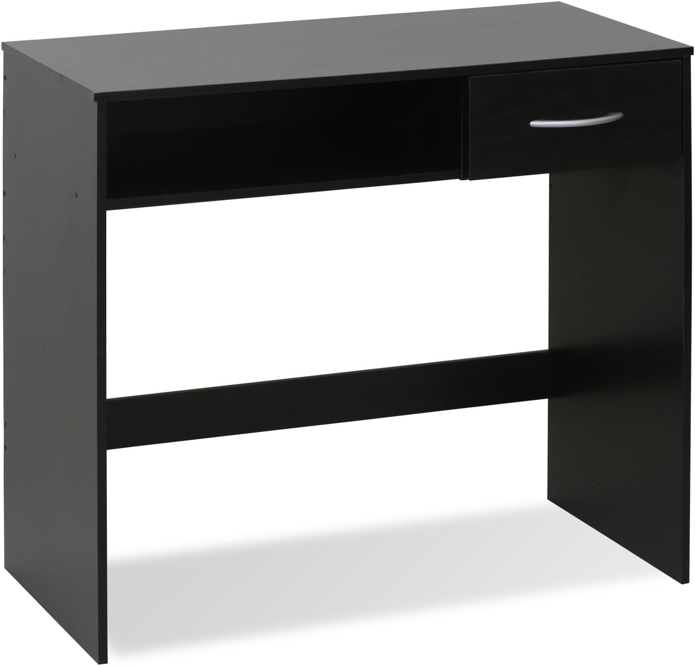 616y0KIZ1jL._AC_SL1500_.jpg Computer Study Desk with Drawer, Brown - Image 1
