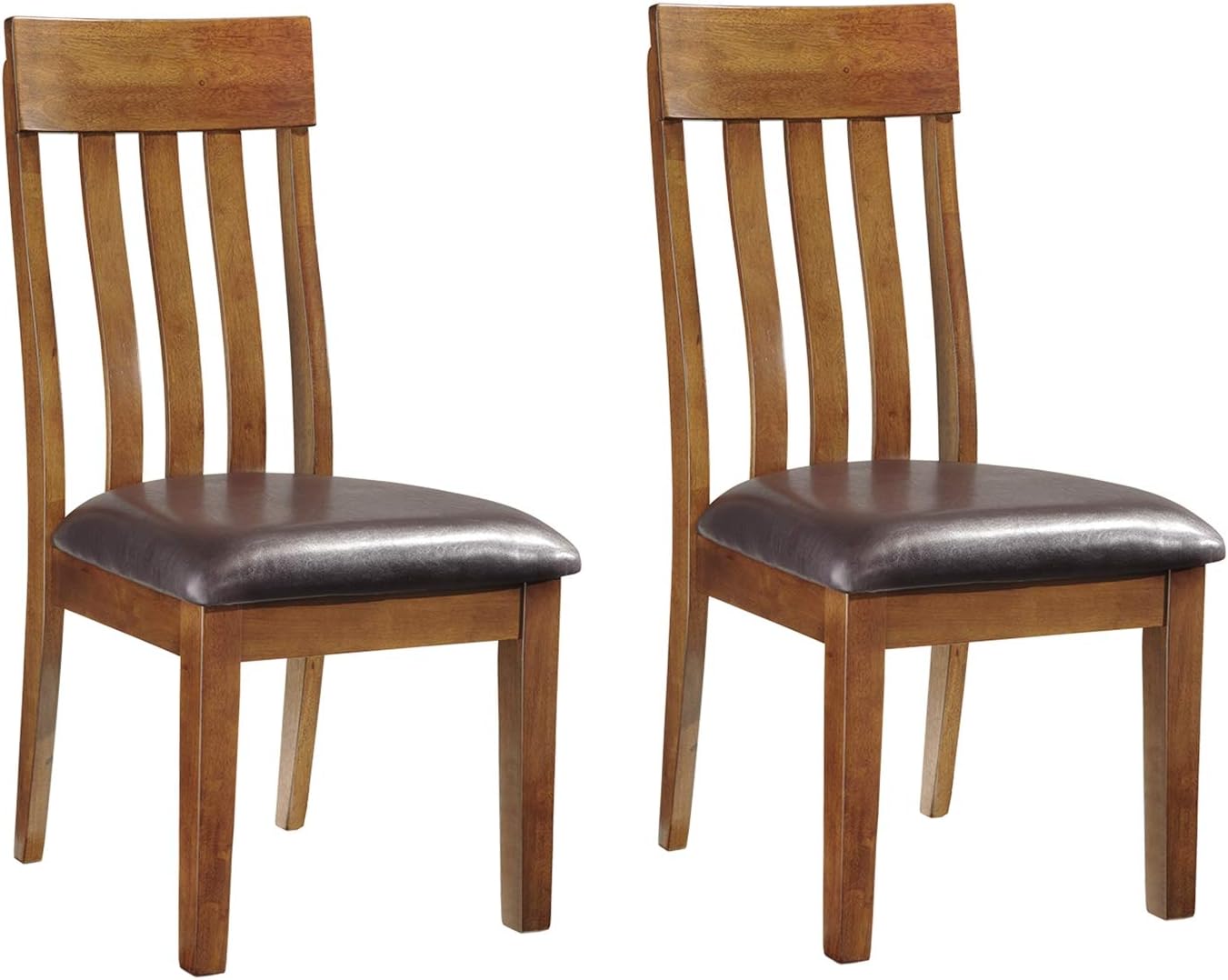 61zygvkBdL._AC_SL1500_.jpg Rake Back 19" Dining Room Chair 2 Count, Medium Brown - Image 1